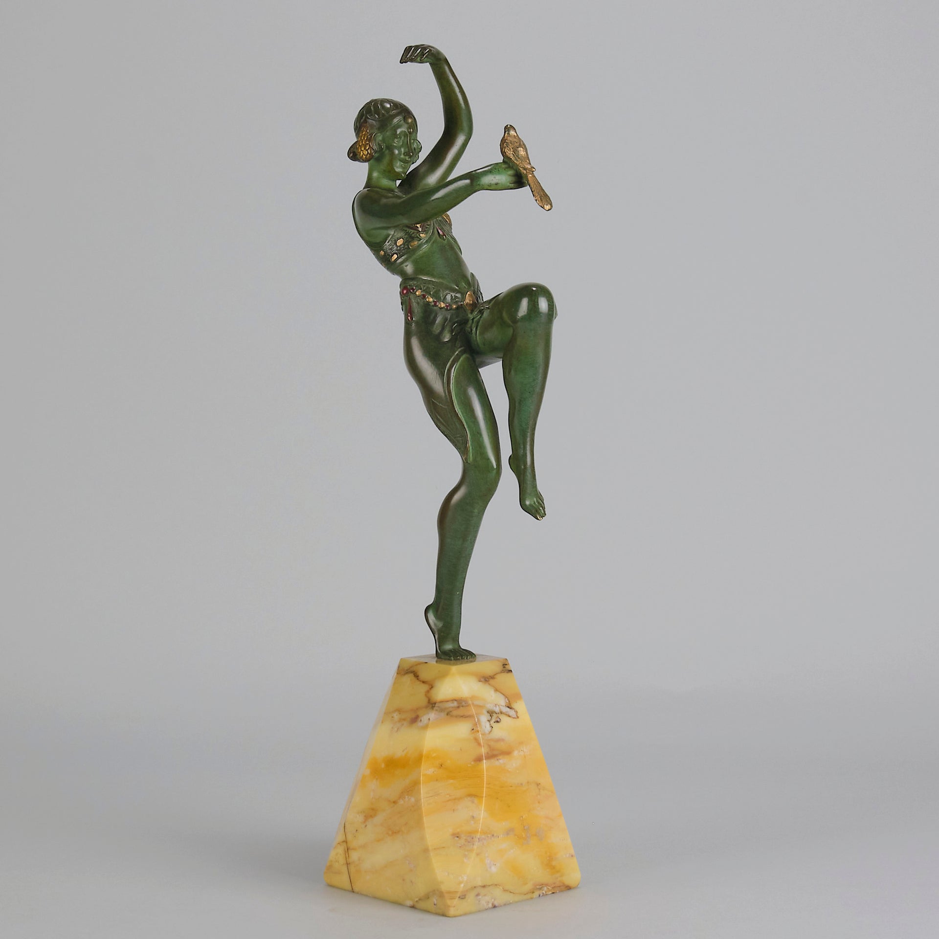 Samuel Lipschitz Bronze - Deco Dancer - Hickmet Fine Arts 