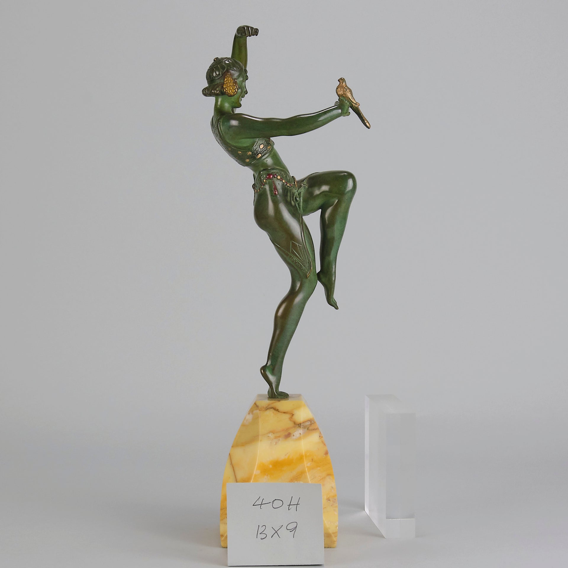 Samuel Lipschitz Bronze - Deco Dancer - Hickmet Fine Arts 