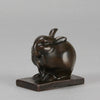 Seated Rabbit - Édouard M Sandoz Bronze - Hickmet Fine Arts