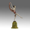 Josef Lorenzl Scarf Dancer - Art Deco Bronze - Hickmet Fine Arts