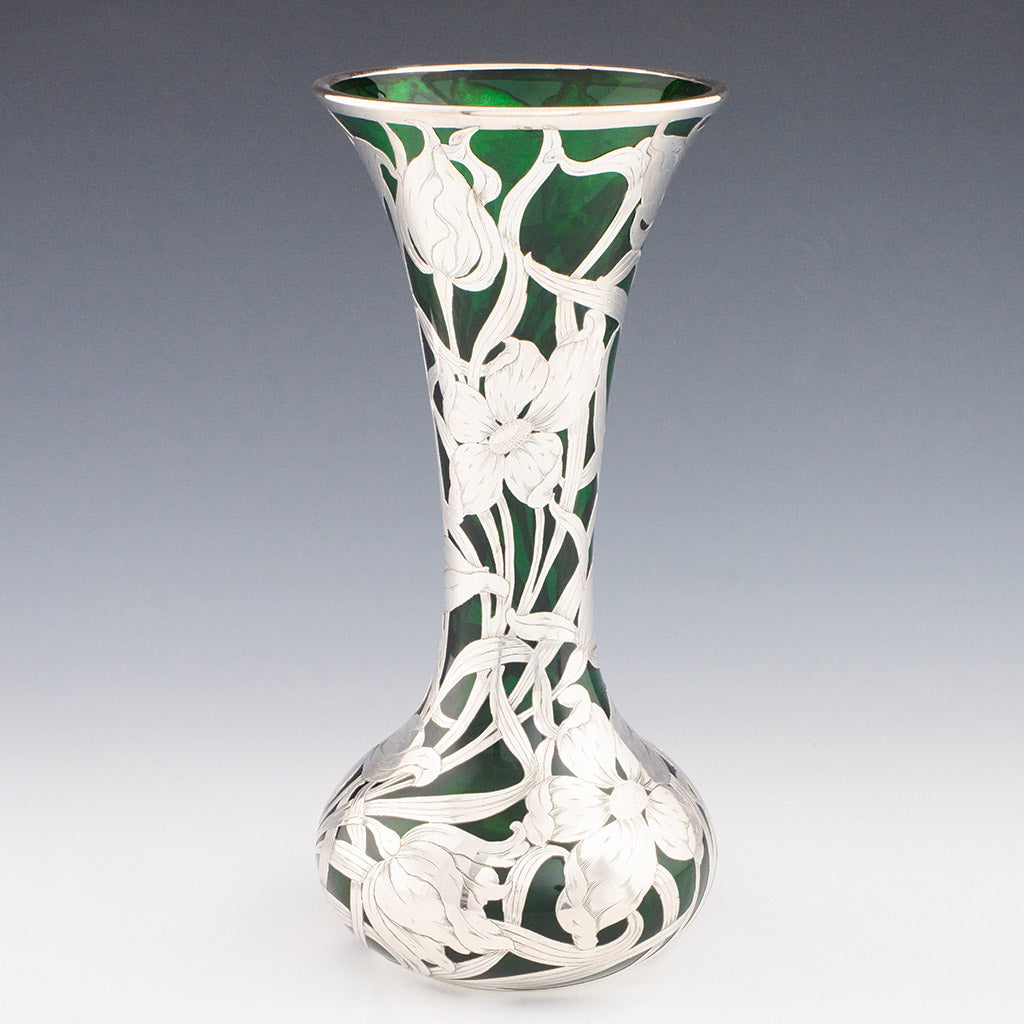 "Art Nouveau Vase" by the Alvin Glass Corporation - Hickmet Fine Arts
