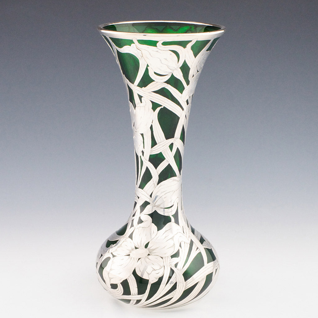 "Art Nouveau Vase" by the Alvin Glass Corporation - Hickmet Fine Arts