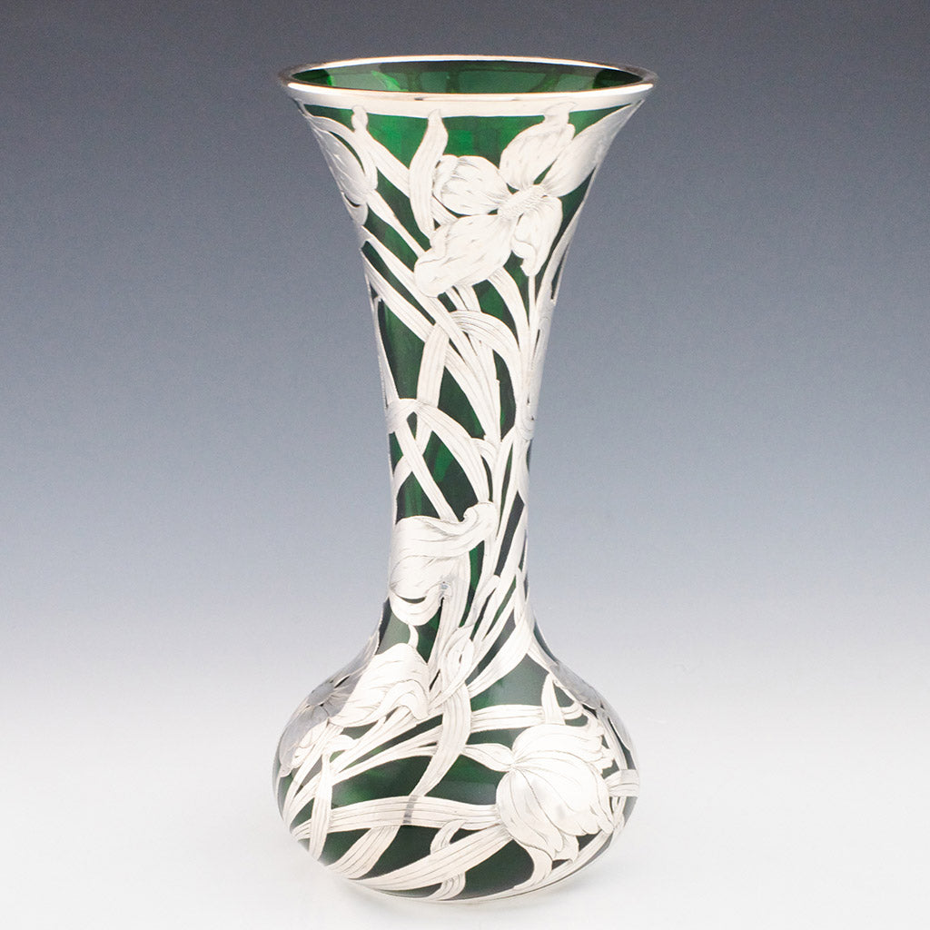 "Art Nouveau Vase" by the Alvin Glass Corporation - Hickmet Fine Arts