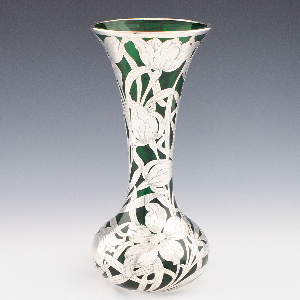"Art Nouveau Vase" by the Alvin Glass Corporation - Hickmet Fine Arts