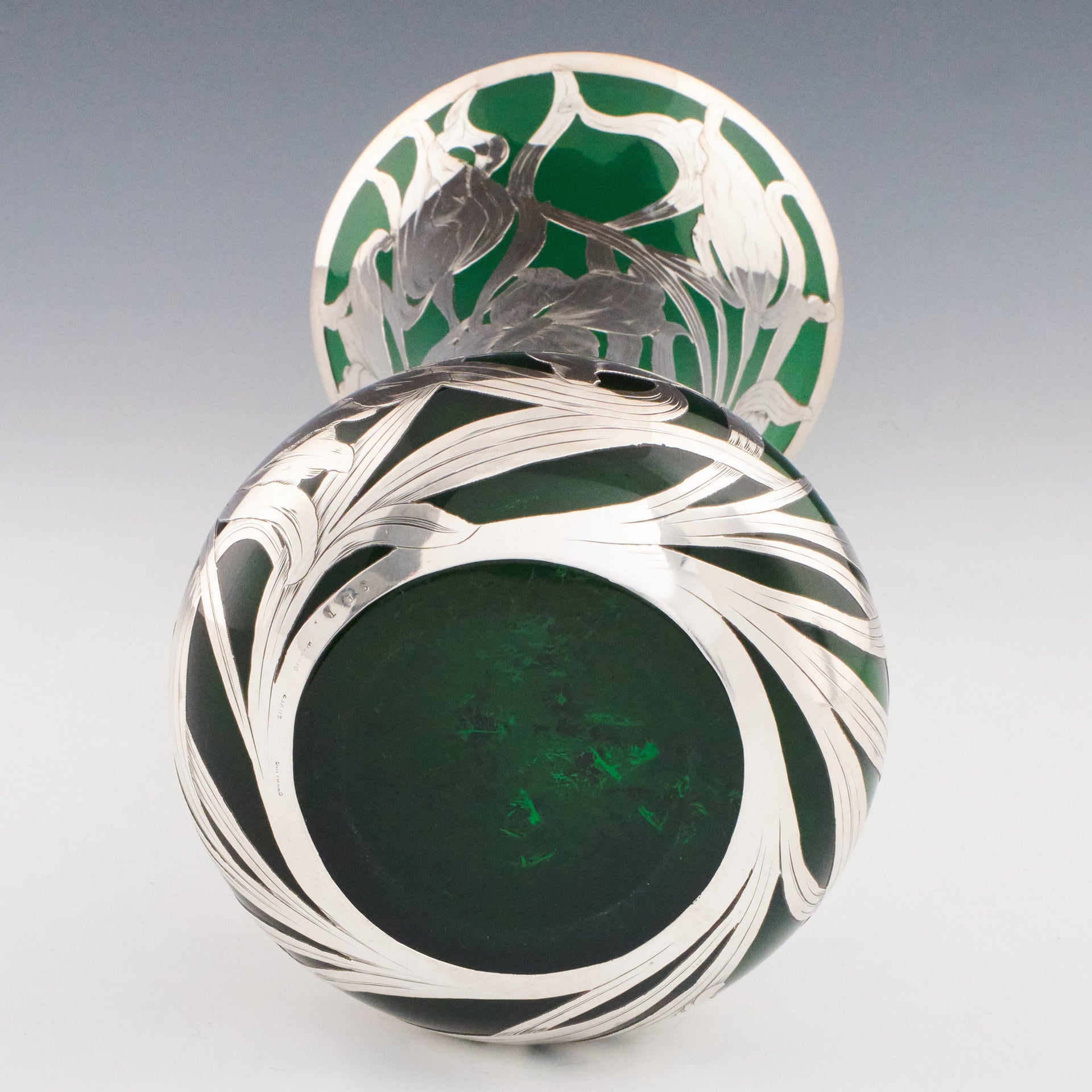 "Art Nouveau Vase" by the Alvin Glass Corporation - Hickmet Fine Arts