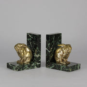 Antique Bronze Bookends - Animalier Bronze - Hickmet Fine Arts 