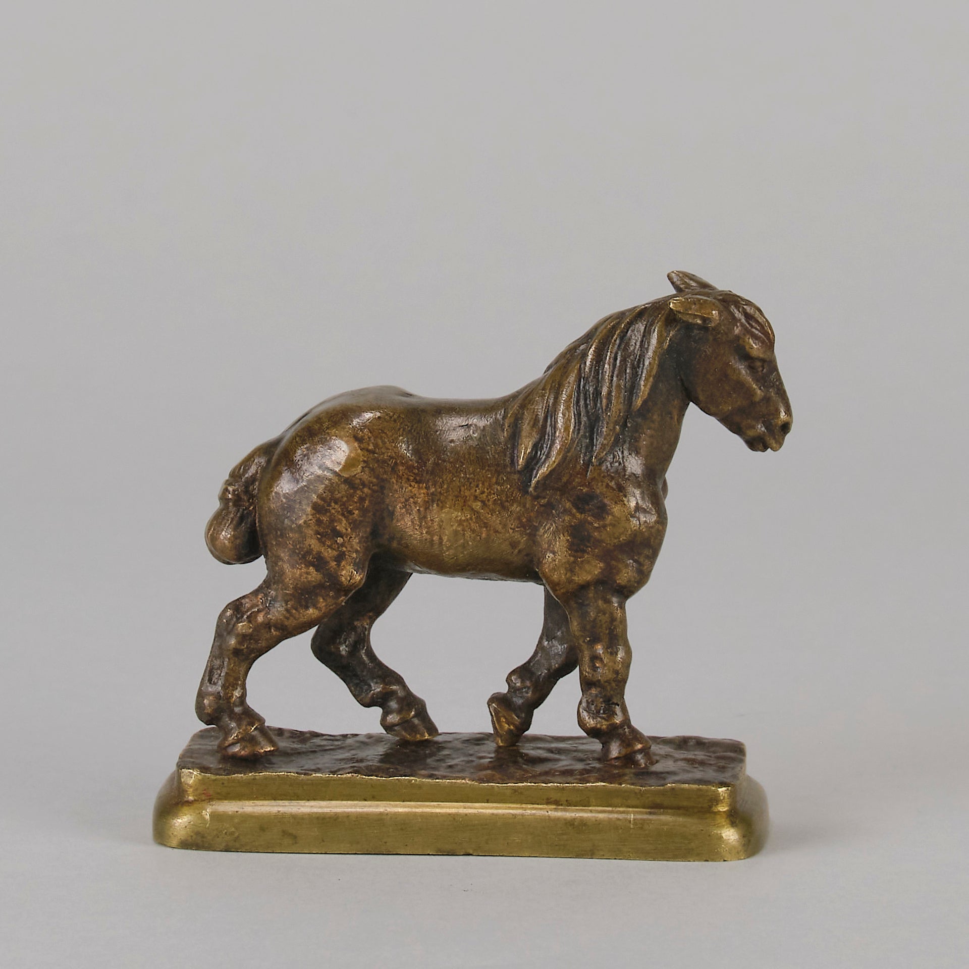 Cheval de Marche - John Singer Bronze - Hickmet Fine Arts 