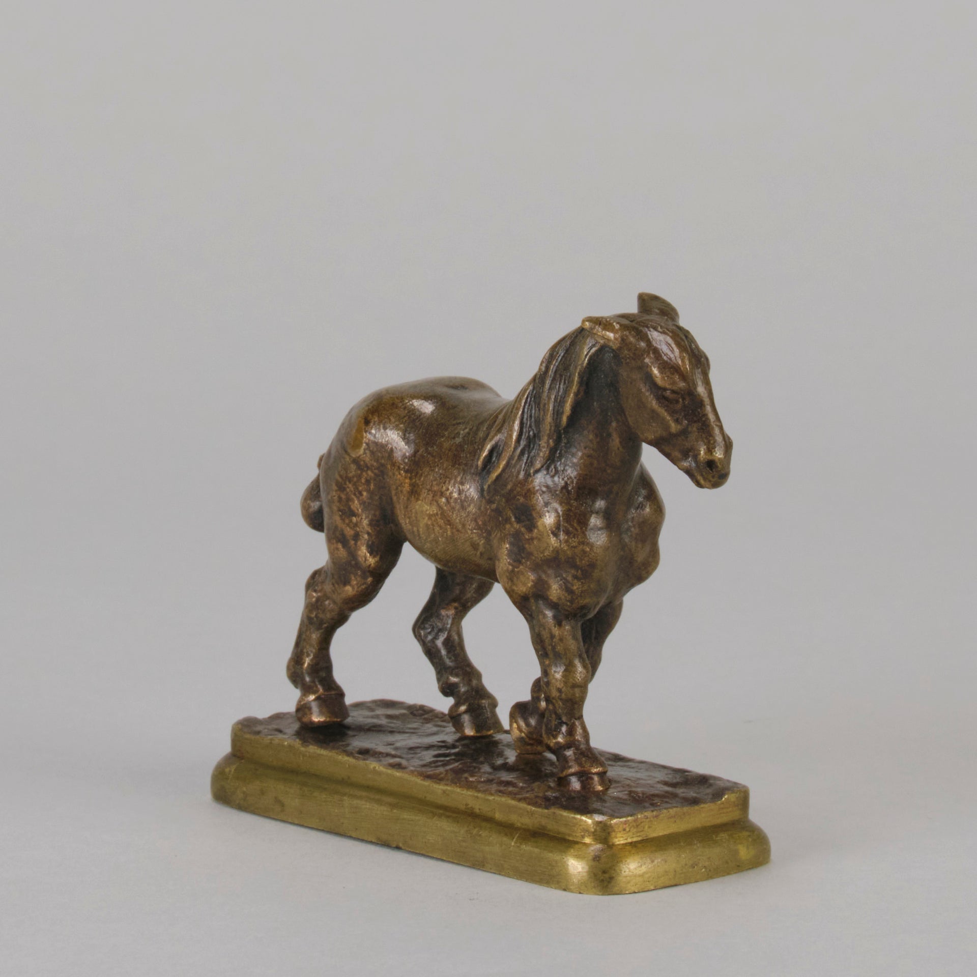 Cheval de Marche - John Singer Bronze - Hickmet Fine Arts 