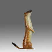 "Stoat" by Richard Smith - Limited Edition Bronze - Hickmet Fine Arts 