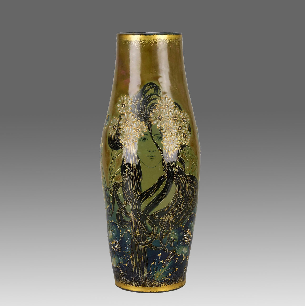 "Art Nouveau Vase" by Spitzendorf - Hickmet Fine Arts 