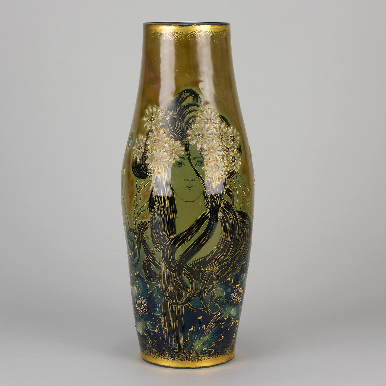 "Art Nouveau Vase" by Spitzendorf - Hickmet Fine Arts 
