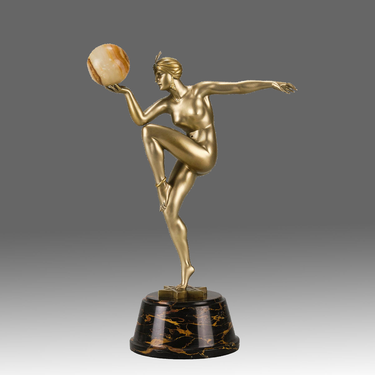 Stella by Guiraud Riviere - Art Deco Bronze - Hickmet Fine Arts 