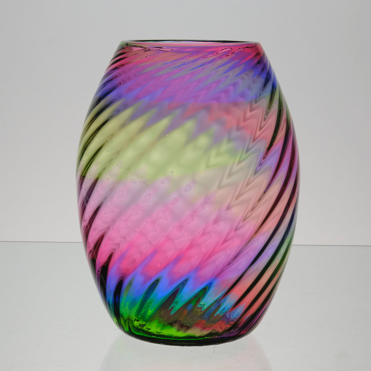 Stevens and Williams - Rainbow Vase - Hickmet Fine Arts
