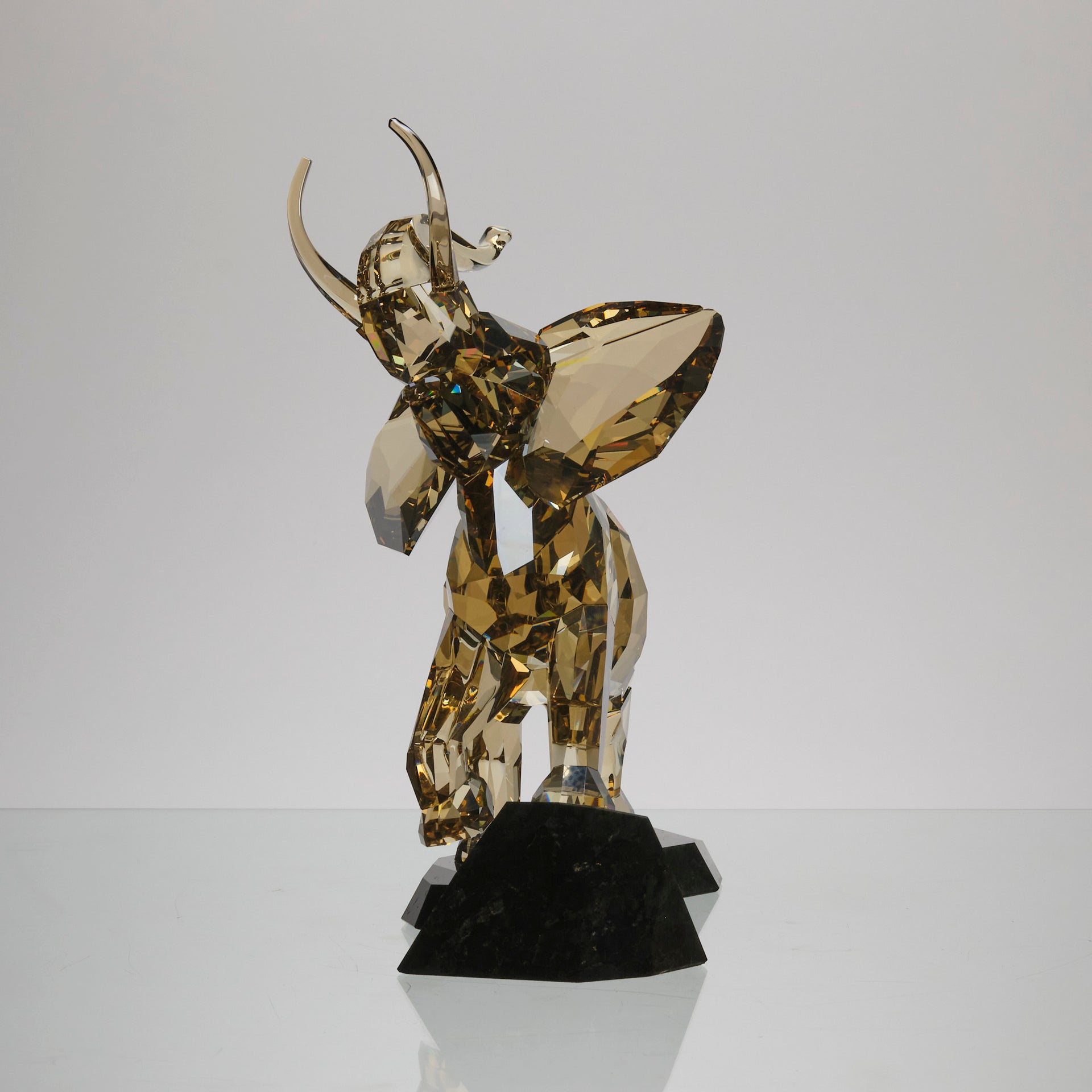 Golden African Elephant by Swarovski