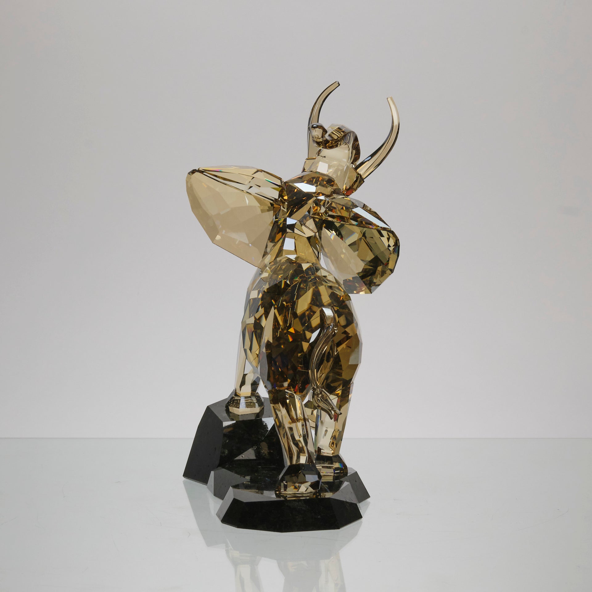 Golden African Elephant by Swarovski
