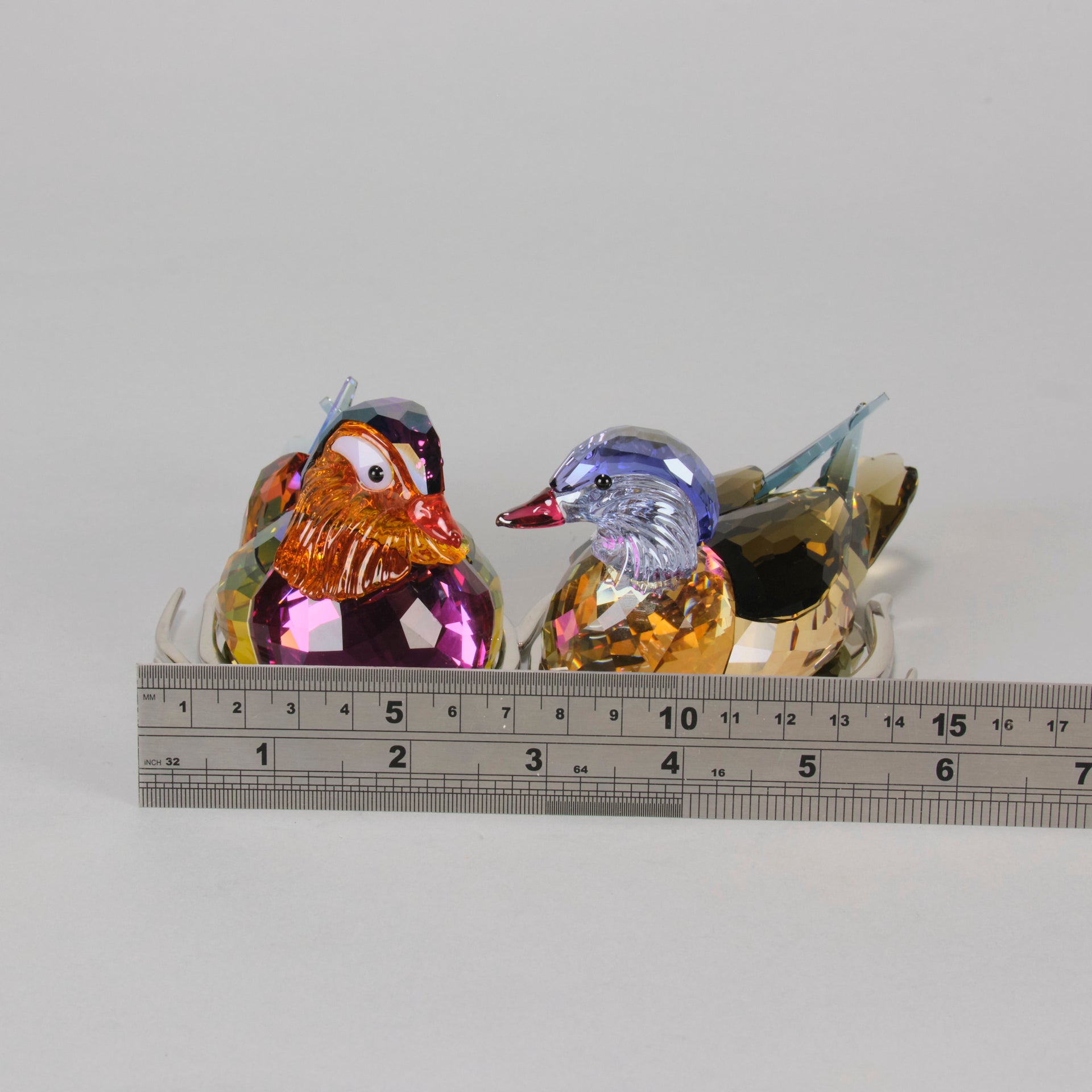 Swarovski Ducks - Crystal Glass - Hickmet Fine Arts 