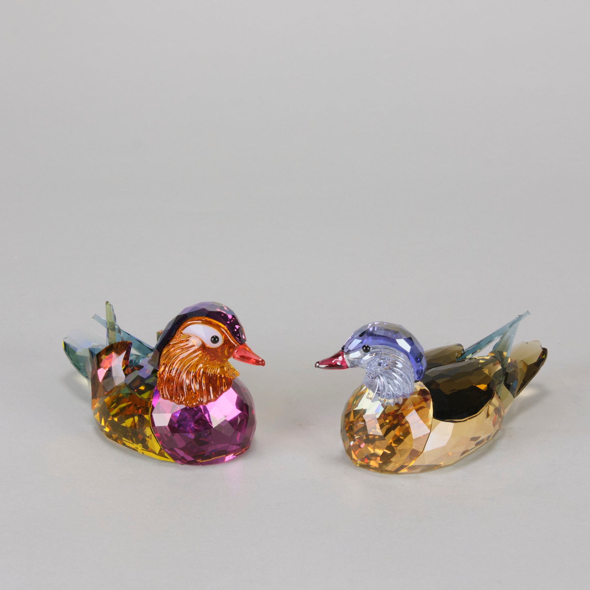 Swarovski Ducks - Crystal Glass - Hickmet Fine Arts 