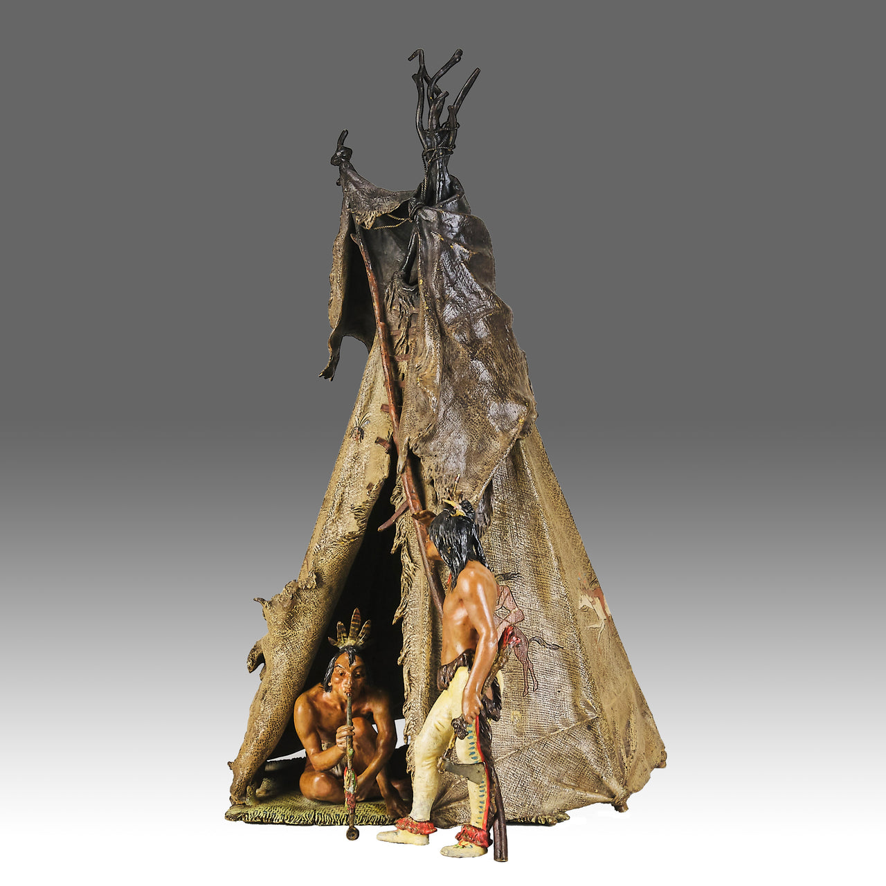 Bergman bronze teepee