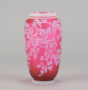 Floral Cameo Vase - Thomas Webb - Hickmet Fine Arts 