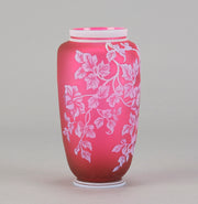 Floral Cameo Vase - Thomas Webb - Hickmet Fine Arts 