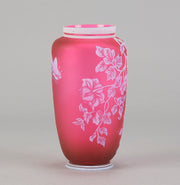 Floral Cameo Vase - Thomas Webb - Hickmet Fine Arts 