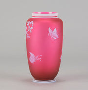 Floral Cameo Vase - Thomas Webb - Hickmet Fine Arts 