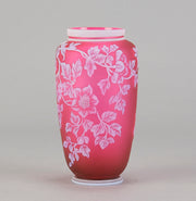 Floral Cameo Vase - Thomas Webb - Hickmet Fine Arts 