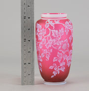 Floral Cameo Vase - Thomas Webb - Hickmet Fine Arts 