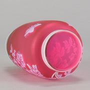 Floral Cameo Vase - Thomas Webb - Hickmet Fine Arts 