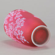 Floral Cameo Vase - Thomas Webb - Hickmet Fine Arts 