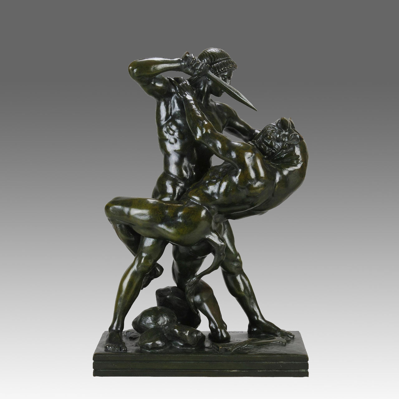 Barye Theseus and the Centaur - Barye Bronze - Hickmet Fine Arts