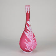 Thomas Webb Vase - English Cameo Glass - Hickmet Fine Arts