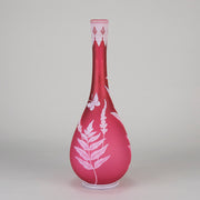 Thomas Webb Vase - English Cameo Glass - Hickmet Fine Arts