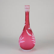 Thomas Webb Vase - English Cameo Glass - Hickmet Fine Arts