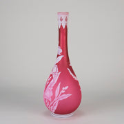 Thomas Webb Vase - English Cameo Glass - Hickmet Fine Arts
