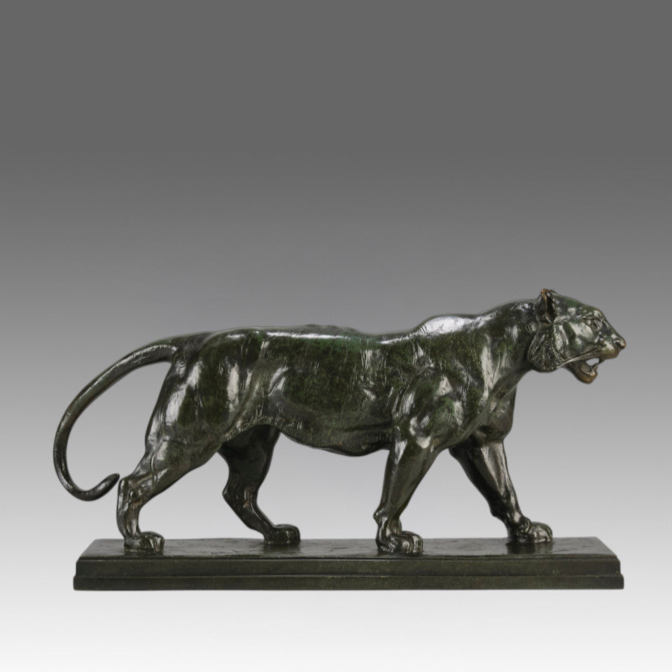 Barye Tiger - Antoine L Bayre 'Tigre Qui Marche' - Hickmet Fine Arts