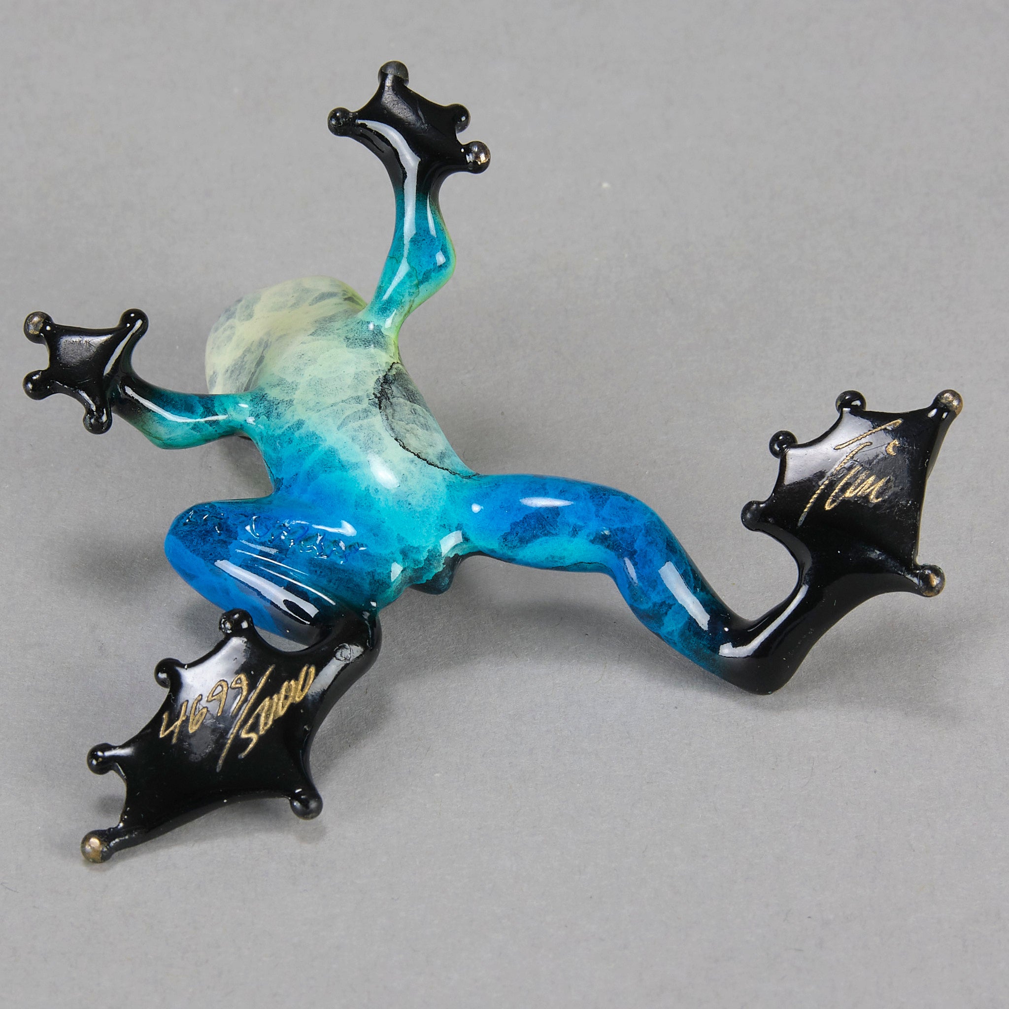 Tim Cotterill Frog Surf - Limited Edition Bronze - Hickmet Fine Arts
