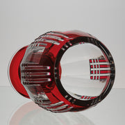Val St Lambert - Art Deco Red Vase - Hickmet Fine Arts