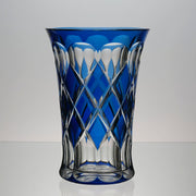 Blue Art Deco Val St Lambert Vase