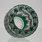 Val St Lambert - Art Deco Green Vase - Hickmet Fine Arts