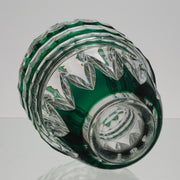 Val St Lambert - Art Deco Green Vase - Hickmet Fine Arts