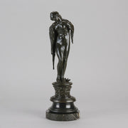"Girl in Cloak" - Vernon March Bronze - Hickmet Fine Arts 