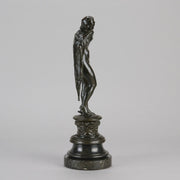 "Girl in Cloak" - Vernon March Bronze - Hickmet Fine Arts 