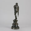 "Girl in Cloak" - Vernon March Bronze - Hickmet Fine Arts 