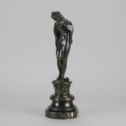 "Girl in Cloak" - Vernon March Bronze - Hickmet Fine Arts 