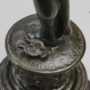 "Girl in Cloak" - Vernon March Bronze - Hickmet Fine Arts 
