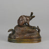 Victor Chemin Bronze - Pair of Rabbits - Hickmet Fine Arts 