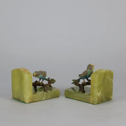 Budgie Bookends - Vienna Bronze - Hickmet Fine Arts 
