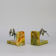 Budgie Bookends - Vienna Bronze - Hickmet Fine Arts 