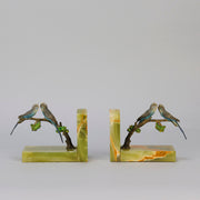 Budgie Bookends - Vienna Bronze - Hickmet Fine Arts 